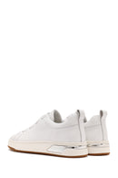 Erkek Beyaz Bağcıklı Deri Sneaker | Derimod Erkek Beyaz Bağcıklı Deri Sneaker | Derimod