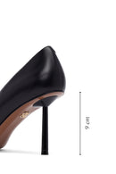 Kadın Siyah İnce Topuklu Deri Stiletto | Derimod Kadın Siyah İnce Topuklu Deri Stiletto | Derimod