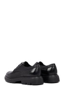 Men's Black Thick-Soled Leather Casual Shoes | Derimod Men's Black Thick-Soled Leather Casual Shoes | Derimod