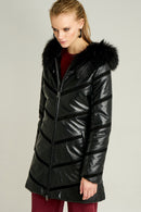 Ilyada Women's Leather Jacket | Derimod Ilyada Women's Leather Jacket | Derimod