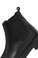 Men's Black Leather Casual Chelsea Boots | Derimod Men's Black Leather Casual Chelsea Boots | Derimod
