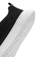Erkek Siyah Bağcıklı Kalın Tabanlı Sneaker | Derimod Erkek Siyah Bağcıklı Kalın Tabanlı Sneaker | Derimod