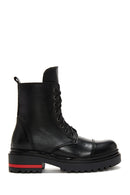 Women's Black Leather Boots | Derimod Women's Black Leather Boots | Derimod