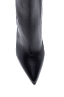 Women's Leather Goblet Heeled Boots | Derimod Women's Leather Goblet Heeled Boots | Derimod