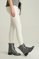 Soft Leather Women's Silver Boots | Derimod Soft Leather Women's Silver Boots | Derimod