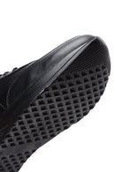 Woman Black Laced Leather Casual Shoes | Derimod Woman Black Laced Leather Casual Shoes | Derimod