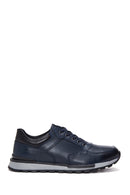 Erkek Deri Lacivert Sneaker | Derimod Erkek Deri Lacivert Sneaker | Derimod