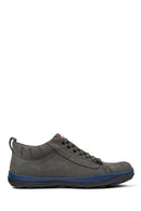 Camper Erkek Siyah Gri Peu Pista Gm Nubuk Deri Sneaker | Derimod Camper Erkek Siyah Gri Peu Pista Gm Nubuk Deri Sneaker | Derimod