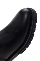 Men's Black Zippered Leather Casual Boots | Derimod Men's Black Zippered Leather Casual Boots | Derimod