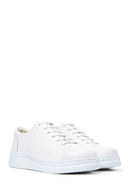 Camper Women's White Runner Up Leather Sneaker | Derimod Camper Women's White Runner Up Leather Sneaker | Derimod