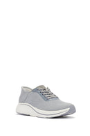 Derimod Zero Women's Grey Laced Thick Soled Sneaker | Derimod Derimod Zero Women's Grey Laced Thick Soled Sneaker | Derimod