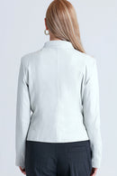 Viola Women's Leather Jacket | Derimod Viola Women's Leather Jacket | Derimod