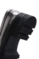 Kadın Gümüş Deri Tokalı Casual Loafer | Derimod Kadın Gümüş Deri Tokalı Casual Loafer | Derimod