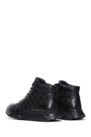 Erkek Siyah Deri Bilekli Sneaker Bot | Derimod Erkek Siyah Deri Bilekli Sneaker Bot | Derimod