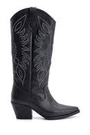 Women's Heeled Cowboy Boots | Derimod Women's Heeled Cowboy Boots | Derimod