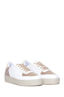 Women's White Leather Sneaker | Derimod Women's White Leather Sneaker | Derimod