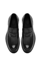 Erkek Siyah Tokalı Deri Casual Loafer | Derimod Erkek Siyah Tokalı Deri Casual Loafer | Derimod