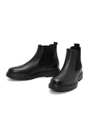 Men's Black Leather Chelsea Boots | Derimod Men's Black Leather Chelsea Boots | Derimod