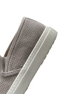 Erkek Gri Süet Deri Spor Loafer | Derimod Erkek Gri Süet Deri Spor Loafer | Derimod