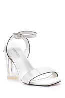 Women's Transparent Heeled Sandals | Derimod Women's Transparent Heeled Sandals | Derimod