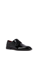 Men's Black Lace-up Patent Leather Classic Shoe | Derimod Men's Black Lace-up Patent Leather Classic Shoe | Derimod