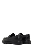 Men's Black Thick-Soled Leather Loafer | Derimod Men's Black Thick-Soled Leather Loafer | Derimod