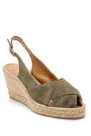 Women's Suede Wedge Heeled Shoes | Derimod Women's Suede Wedge Heeled Shoes | Derimod