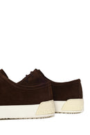 Male Brown Lace-Up Thick-Soled Suede Leather Casual Shoes | Derimod Male Brown Lace-Up Thick-Soled Suede Leather Casual Shoes | Derimod