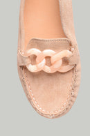 Pudra Kadın Süet Loafer | Derimod Pudra Kadın Süet Loafer | Derimod