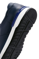 Erkek Lacivert Deri Sneaker | Derimod Erkek Lacivert Deri Sneaker | Derimod