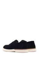 Erkek Lacivert Süet Deri Casual Loafer | Derimod Erkek Lacivert Süet Deri Casual Loafer | Derimod