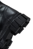 Women's Black Leather Boots | Derimod Women's Black Leather Boots | Derimod
