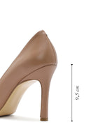 Kadın Beyaz Yüksek İnce Topuklu Deri Stiletto | Derimod Kadın Beyaz Yüksek İnce Topuklu Deri Stiletto | Derimod