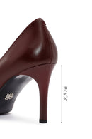 Women's Black Thin Heeled Leather Stiletto | Derimod Women's Black Thin Heeled Leather Stiletto | Derimod