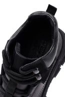Men's Black Lace-Up Leather Casual Boots | Derimod Men's Black Lace-Up Leather Casual Boots | Derimod