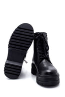 Women's Leather Thick Soled Boots | Derimod Women's Leather Thick Soled Boots | Derimod