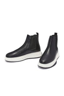 Men's Black Leather Chelsea Boots | Derimod Men's Black Leather Chelsea Boots | Derimod