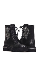 Women's Stone Detailed Boots | Derimod Women's Stone Detailed Boots | Derimod