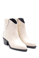 Women's Leather Cowboy Boots | Derimod Women's Leather Cowboy Boots | Derimod