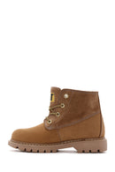 Caterpillar Kadın Camel Vermont Fur Nubuk Deri Bot | Derimod Caterpillar Kadın Camel Vermont Fur Nubuk Deri Bot | Derimod