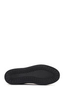 Men's Black Lace-up Leather Sneaker | Derimod Men's Black Lace-up Leather Sneaker | Derimod