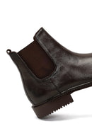 Men's Brown Leather Chelsea Boot | Derimod Men's Brown Leather Chelsea Boot | Derimod