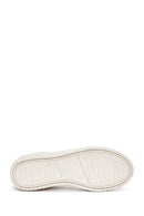 Women's White Leather Sneaker | Derimod Women's White Leather Sneaker | Derimod
