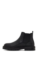 Men's Black Leather Chelsea Boot | Derimod Men's Black Leather Chelsea Boot | Derimod