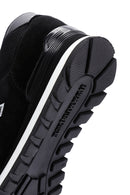 Hammer Jack Erkek Siyah Peru Süet Deri Sneaker | Derimod Hammer Jack Erkek Siyah Peru Süet Deri Sneaker | Derimod