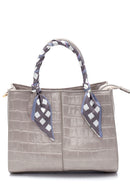 Women's Crocodile Patterned Shoulder Bag | Derimod Women's Crocodile Patterned Shoulder Bag | Derimod