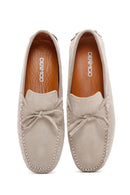 Erkek Bej Süet Deri Casual Loafer | Derimod Erkek Bej Süet Deri Casual Loafer | Derimod
