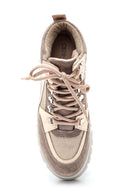 Women's Leather Suede Detailed Boots | Derimod Women's Leather Suede Detailed Boots | Derimod