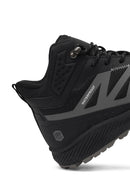 Derimod Dry Men's Black Lace-Up Thick-Soled Outdoor Boot | Derimod Derimod Dry Men's Black Lace-Up Thick-Soled Outdoor Boot | Derimod