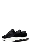 Derimod Zero Men's Black Thick-Soled Laced Fabric Sneaker | Derimod Derimod Zero Men's Black Thick-Soled Laced Fabric Sneaker | Derimod